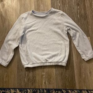 Blue fuzzy shirt from cat and Jack